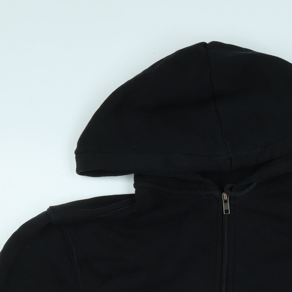 H&M Womens Black Jacket Size L Zip