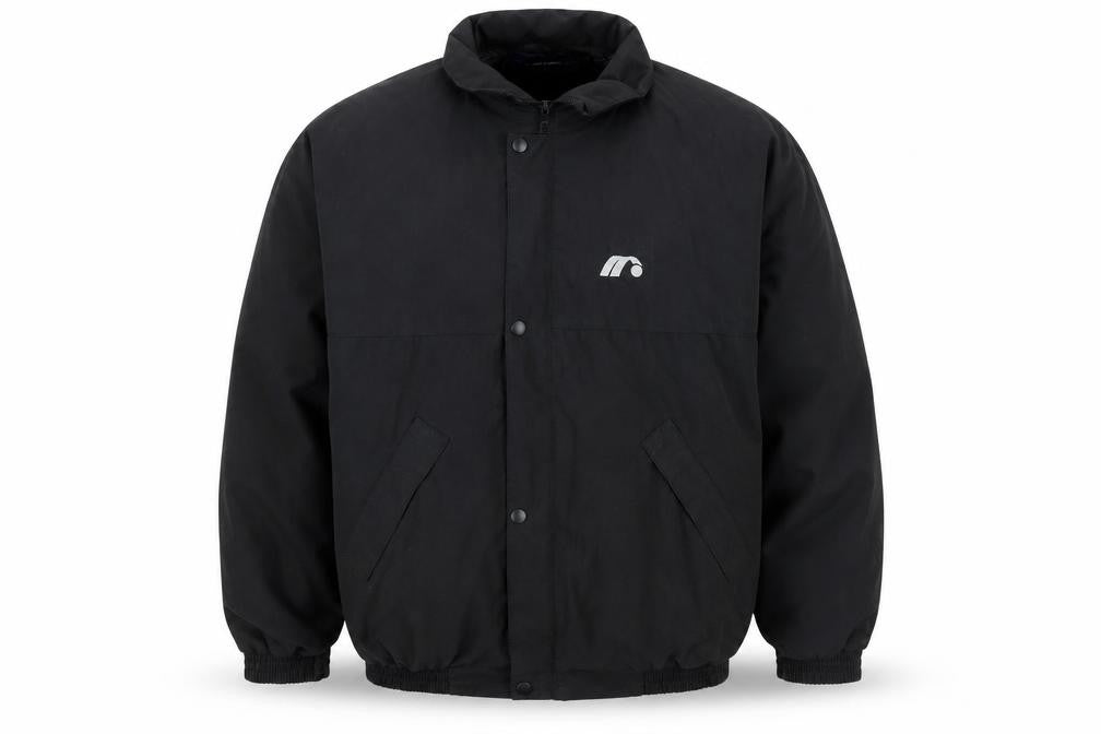 Mitsushiba Mens Black Bomber Jacket Jacket Size L Zip