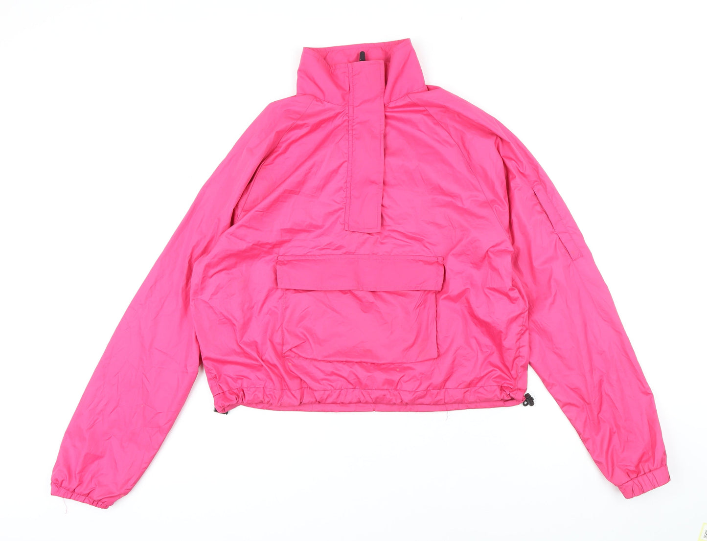 WORKOUT Womens Pink Jacket Size 8 Zip
