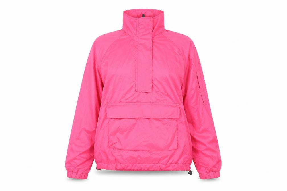 WORKOUT Womens Pink Jacket Size 8 Zip