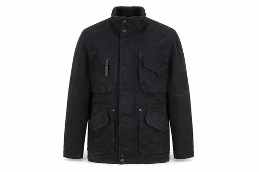 ESPRIT Mens Black Jacket Coat Size S Zip