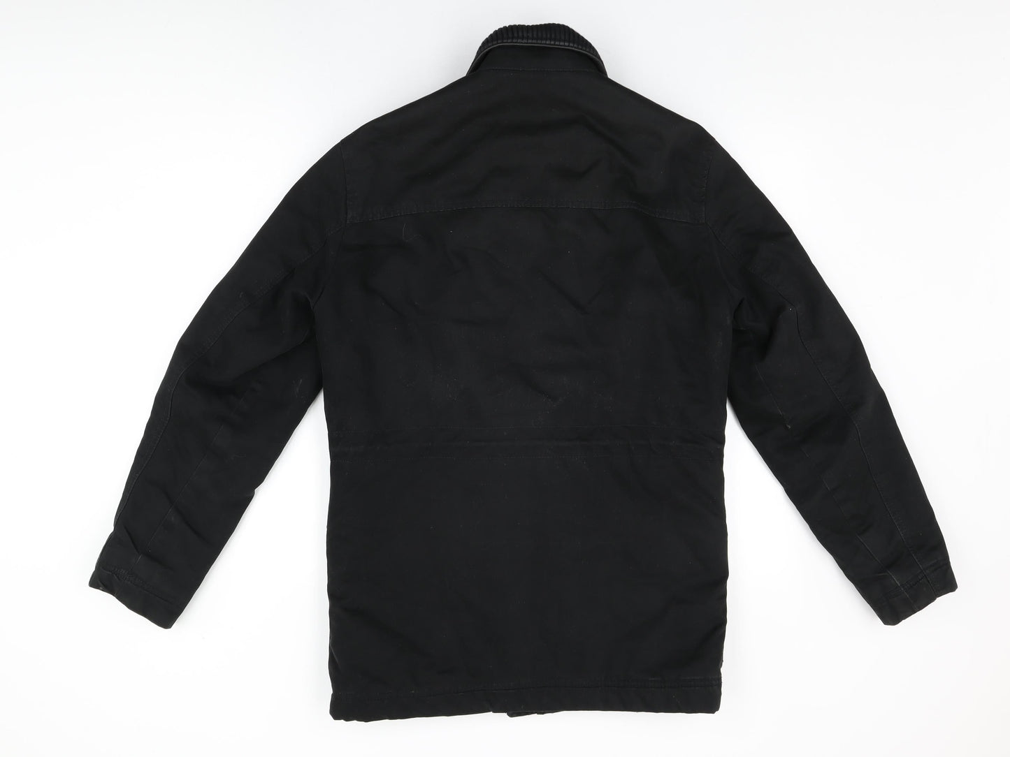 Espirit Mens Black Jacket Coat Size S Zip