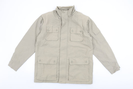 Hawkshead Mens Beige Jacket Coat Size M Zip
