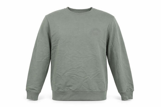 The Stronghold Mens Green Cotton Pullover Sweatshirt Size M