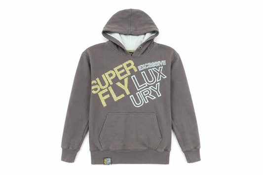 SuperFly Womens Grey Cotton Pullover Hoodie Size S Pullover - Superfly Luxury
