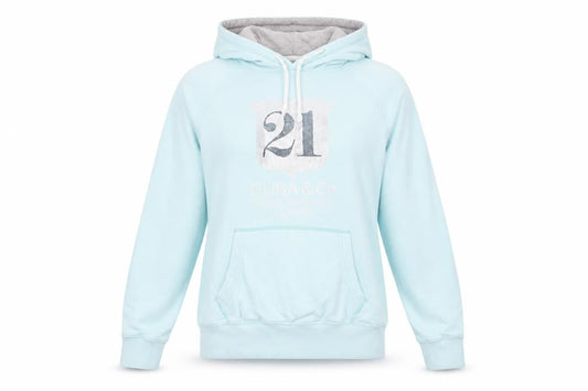 Quba & Co Womens Blue Cotton Pullover Hoodie Size 6 Pullover - British Sailmakers