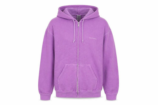 Urban Outfitters Mens Purple Cotton Full Zip Hoodie Size S