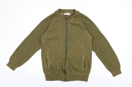 W&B Mens Green Jacket Size M Zip