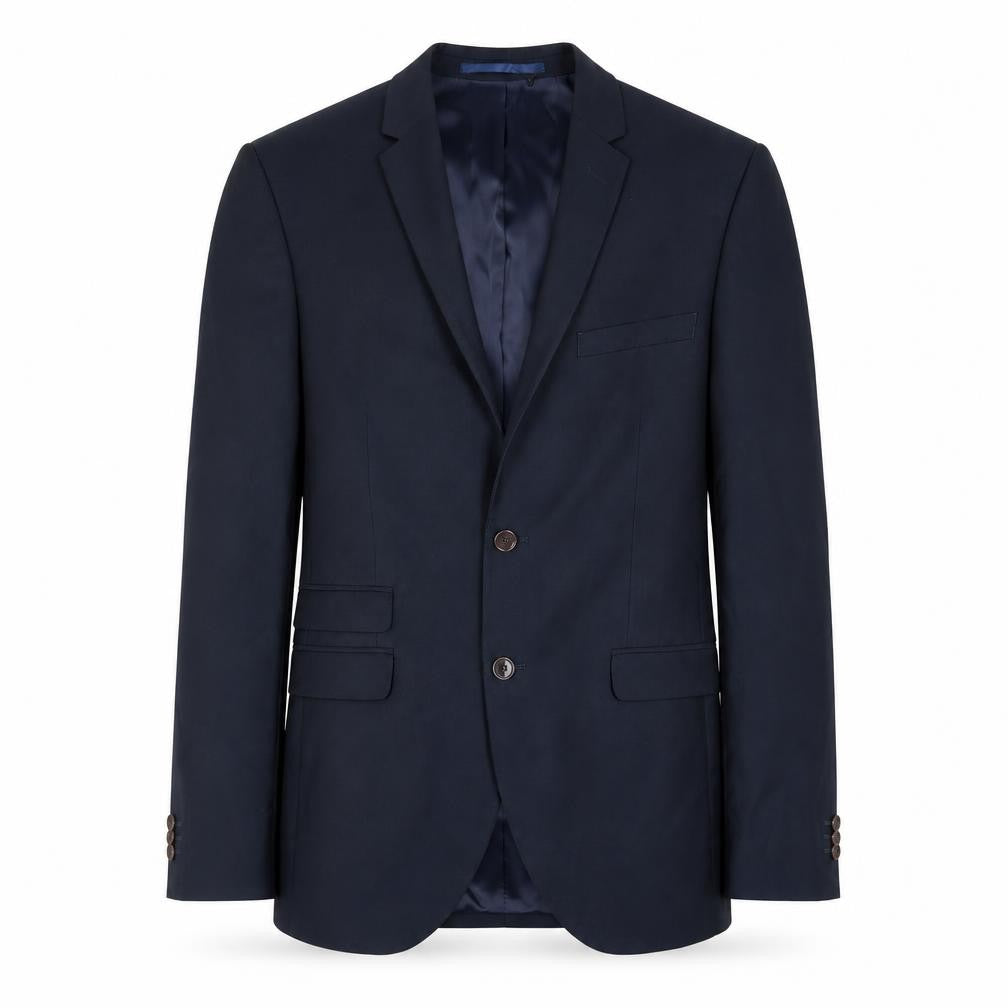 OneSix5ive Mens Blue Polyester Jacket Suit Jacket Size 38 Regular