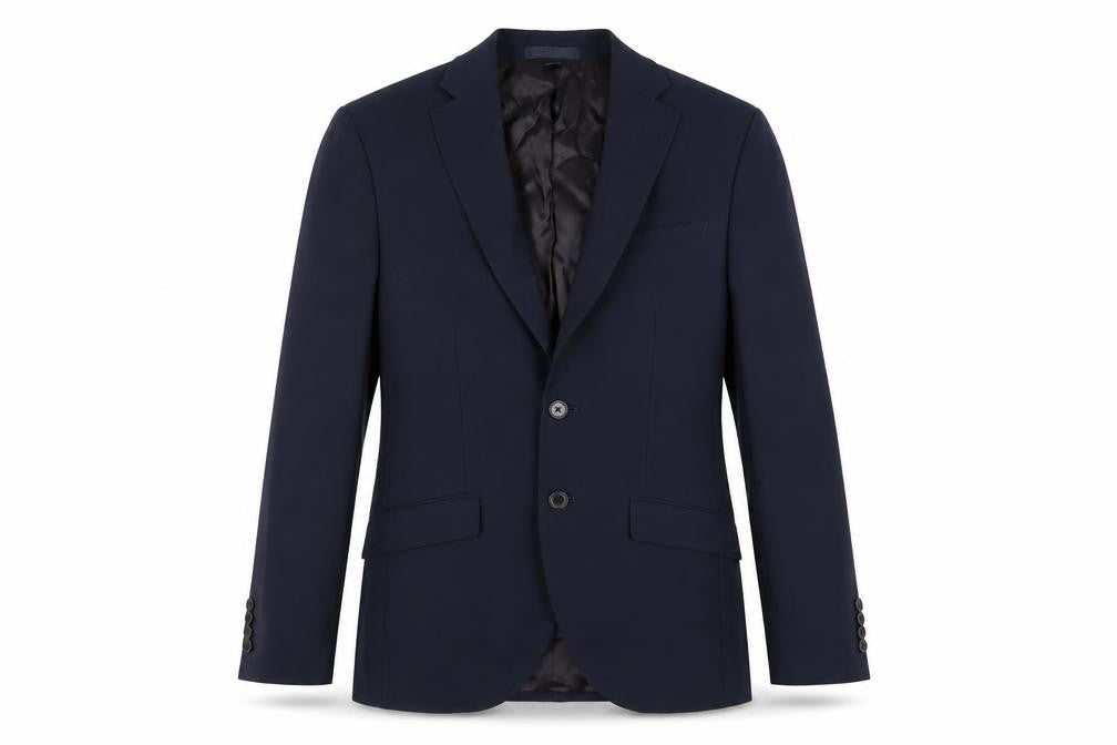 Autograph Mens Blue Wool Jacket Suit Jacket Size 36 Regular