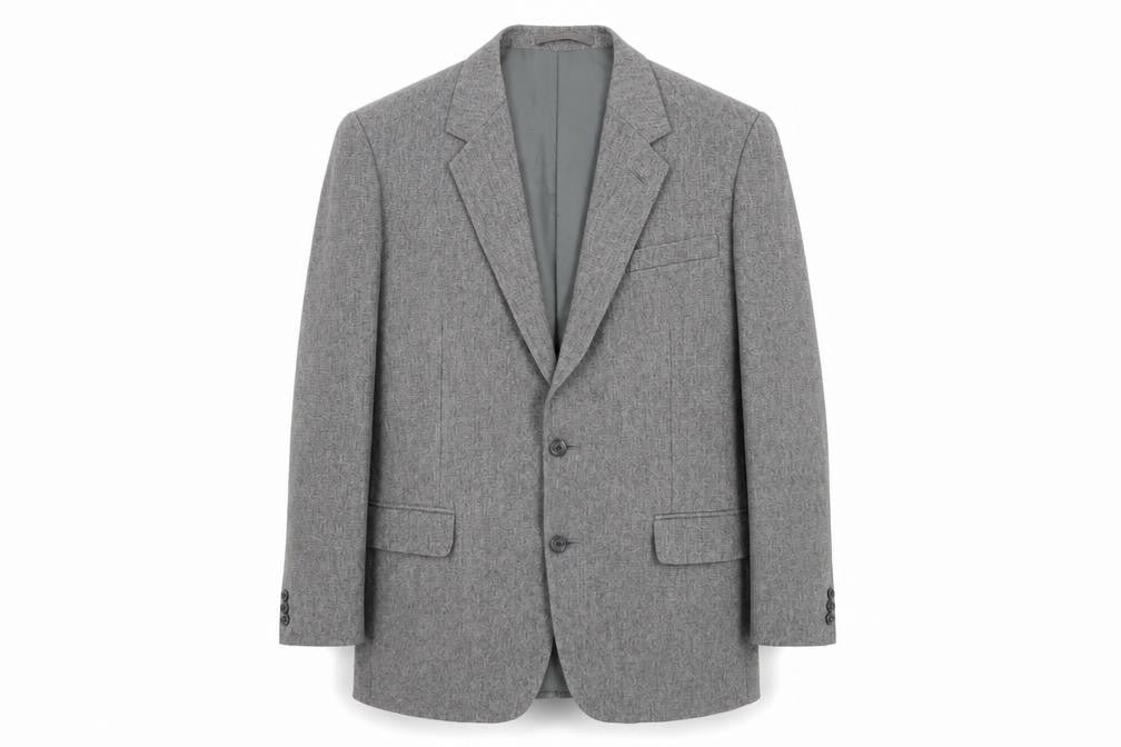 Canda Mens Grey Wool Jacket Suit Jacket Size 40 Regular