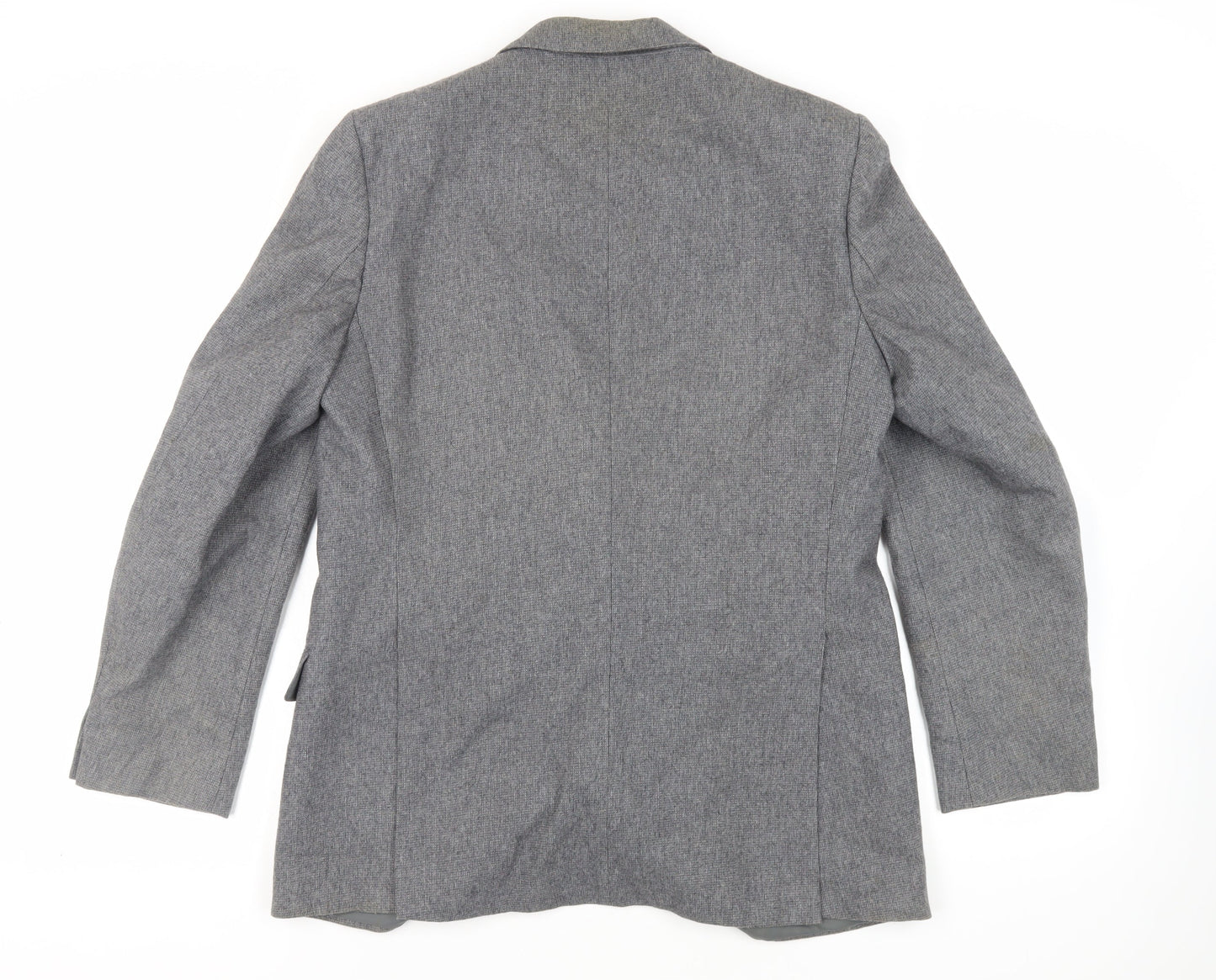 Canda Mens Grey Wool Jacket Suit Jacket Size 40 Regular