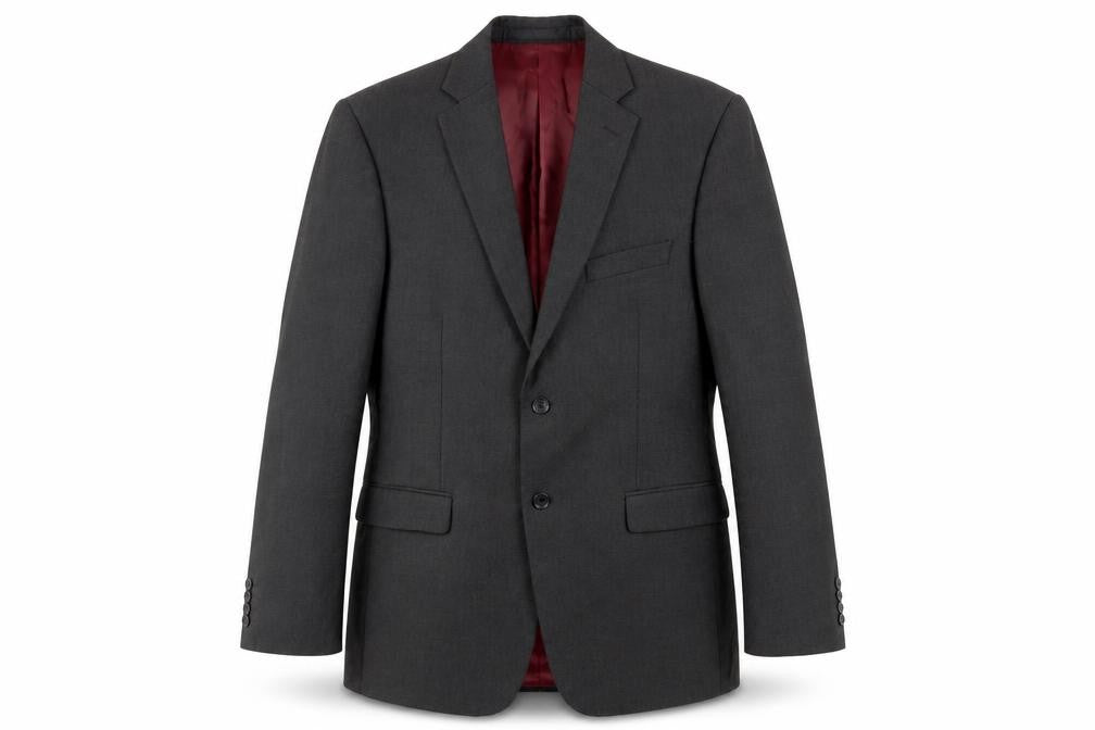 Marks & Spencer Mens Grey Polyester Jacket Suit Jacket Size 46 Regular
