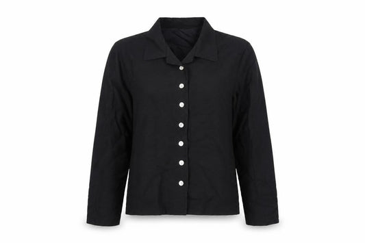 Offshoot Womens Black Jacket Blazer Size M Button - Lightweight