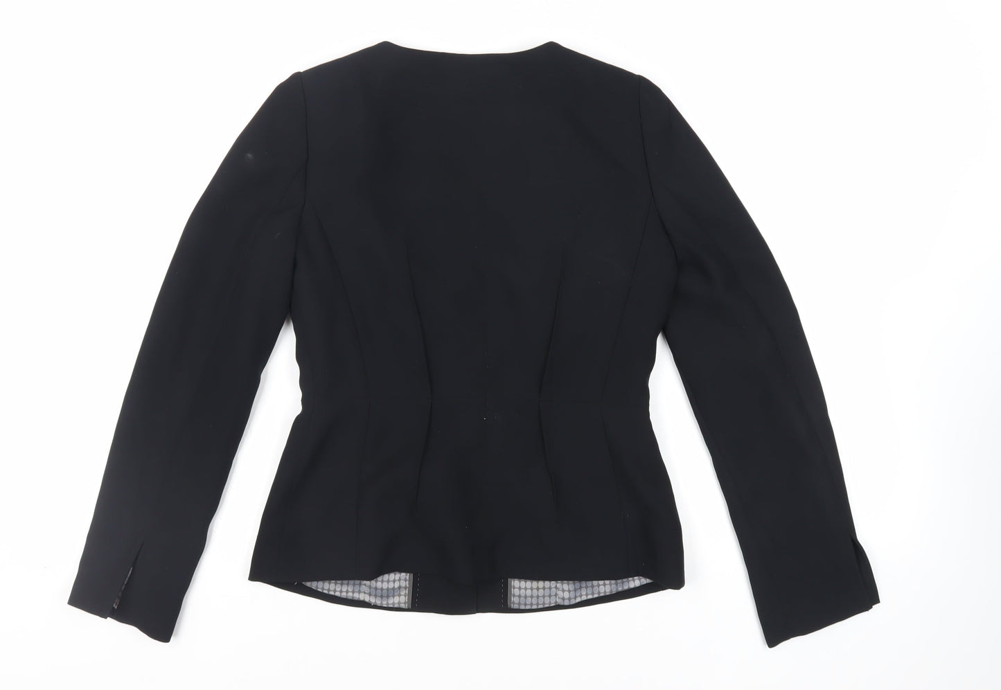 NEXT Womens Black Jacket Blazer Size 8 Button