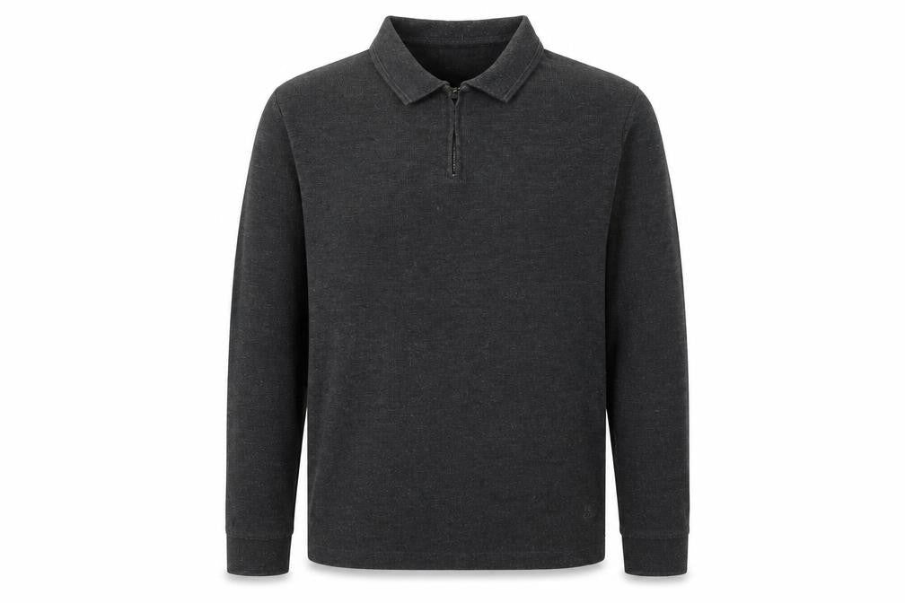 Larsson & Co Men's Black 1/4 Zip Sweatshirt M