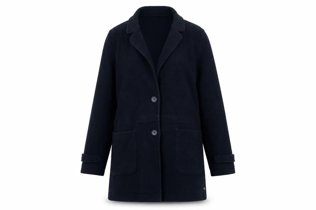 W&B Women's Black Wool Overcoat Size 10