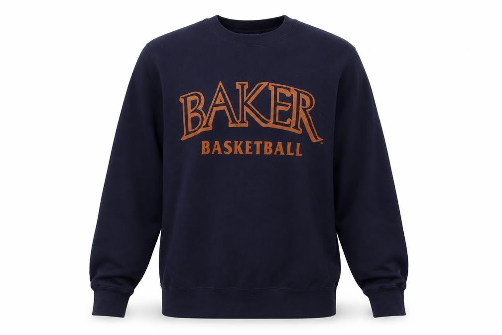 MV Sport Unisex Blue Basketball Pullover Sweatshirt L