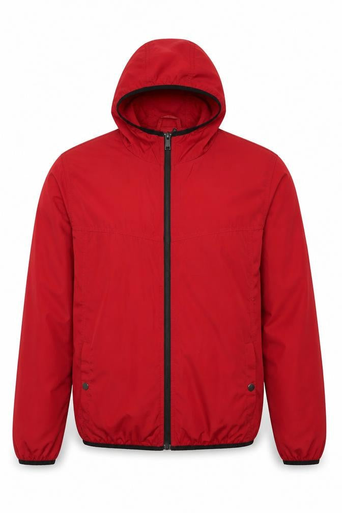 Brave Soul Mens Red Jacket Size L Zip