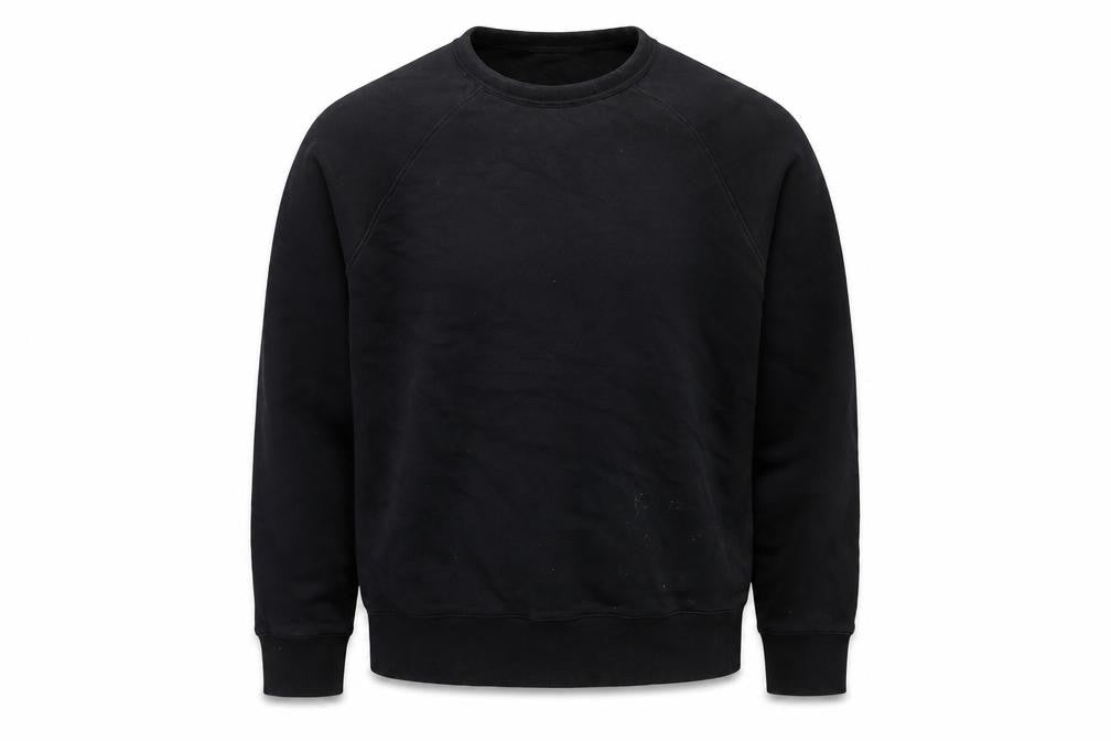 Arket Mens Black Cotton Pullover Sweatshirt Size M