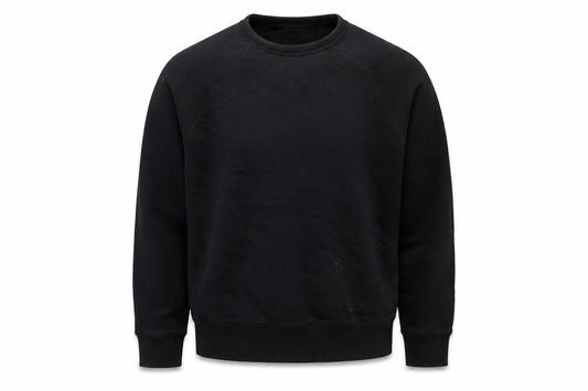 Arket Mens Black Cotton Pullover Sweatshirt Size M