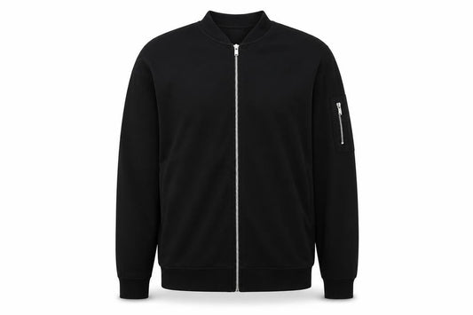 Boohoo Mens Black Cotton Full Zip Sweatshirt Size M