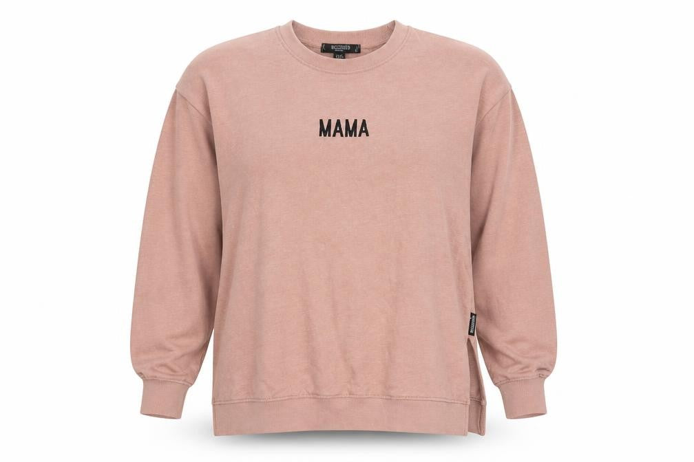 Missguided Womens Beige Cotton Pullover Sweatshirt Size 10 Pullover - Logo