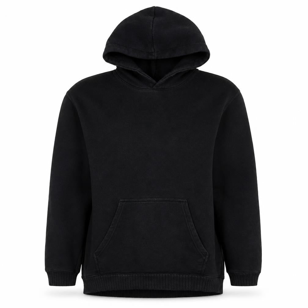 Zara Womens Black Polyester Pullover Hoodie Size XS Pullover