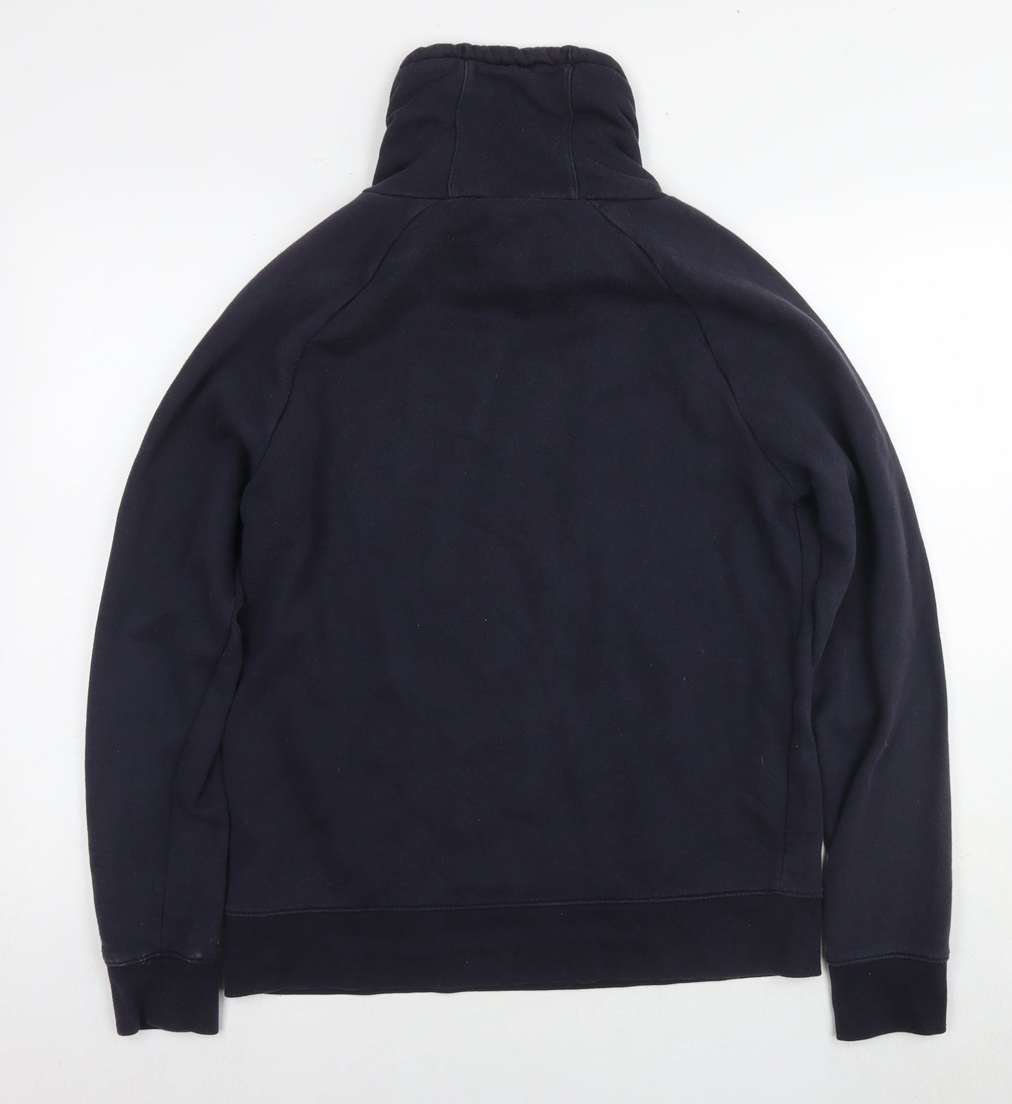H&M Mens Blue Cotton Pullover Hoodie Size L - Explore Discover