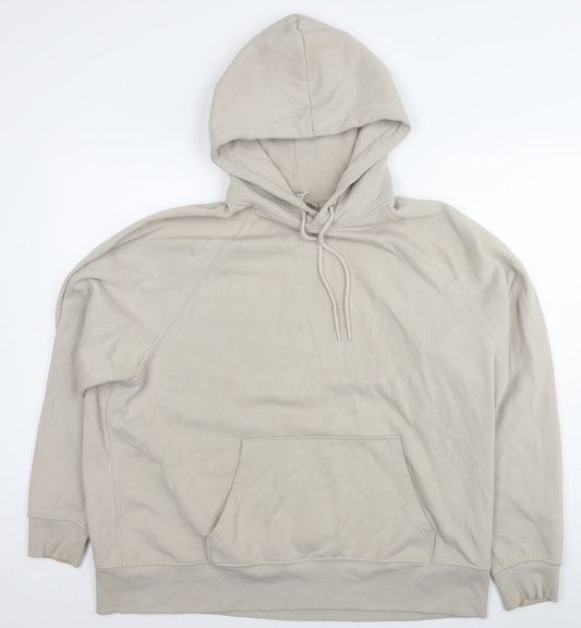 Divided by H&M Womens Grey Cotton Pullover Sweatshirt Size L Pullover
