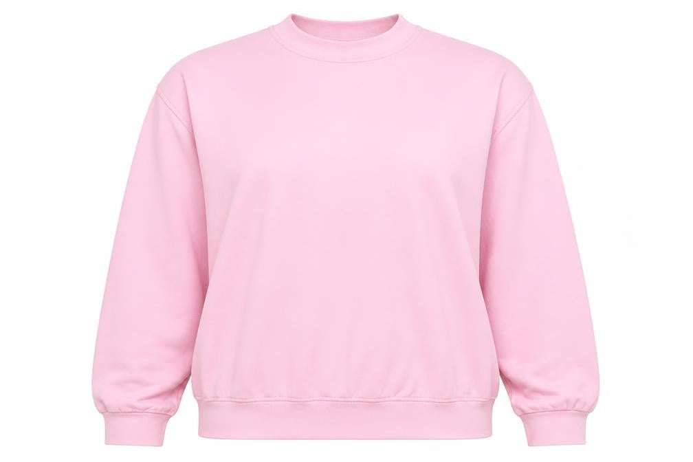 Boohoo Womens Pink Cotton Pullover Sweatshirt Size XL Pullover - LA