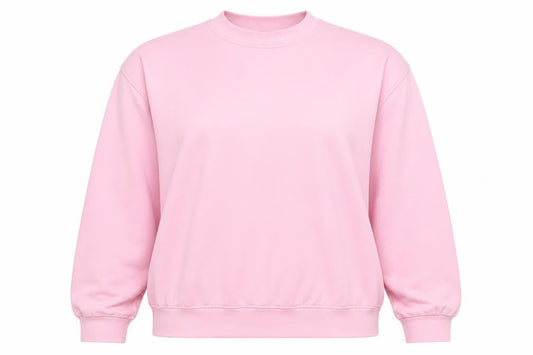 Boohoo Womens Pink Cotton Pullover Sweatshirt Size XL Pullover - LA