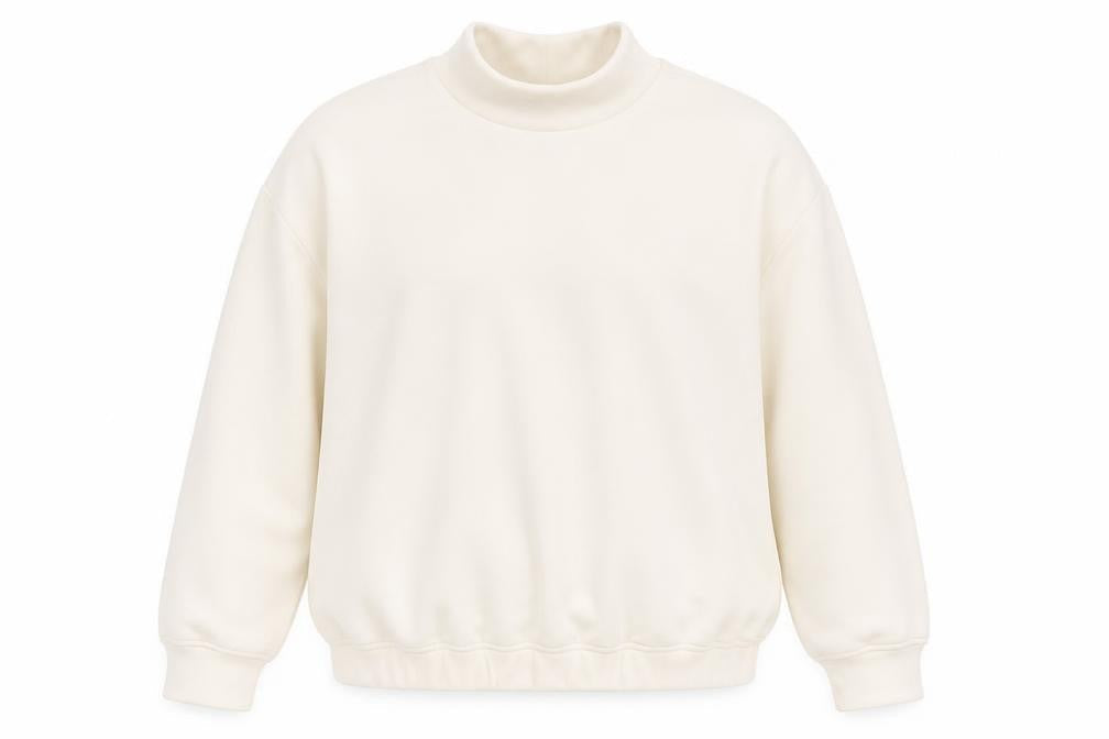Marks & Spencer Womens Beige Cotton Pullover Sweatshirt Size M Pullover