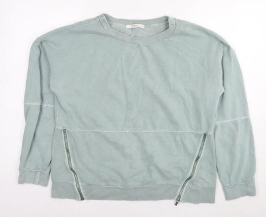 NEXT Womens Blue Cotton Pullover Sweatshirt Size M Pullover