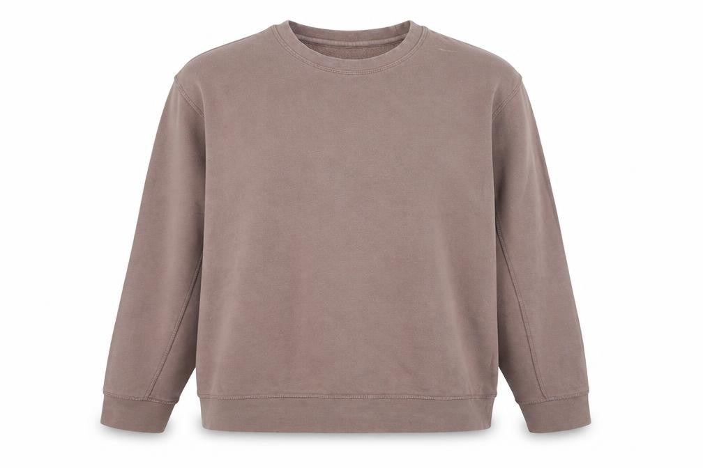 Topshop Womens Brown Cotton Pullover Sweatshirt Size M Pullover