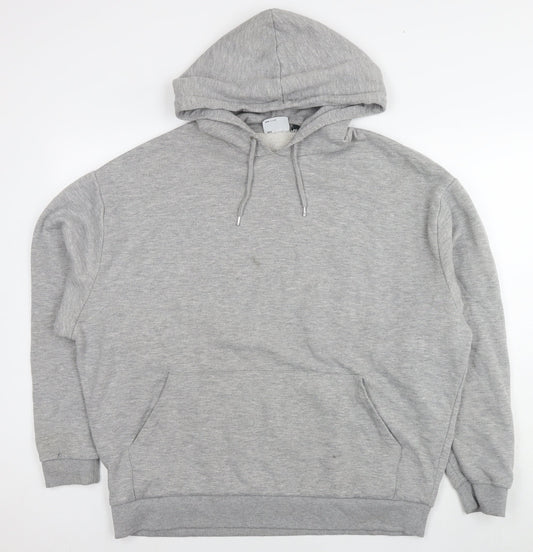 ASOS Womens Black Cotton Pullover Hoodie Size XL Pullover