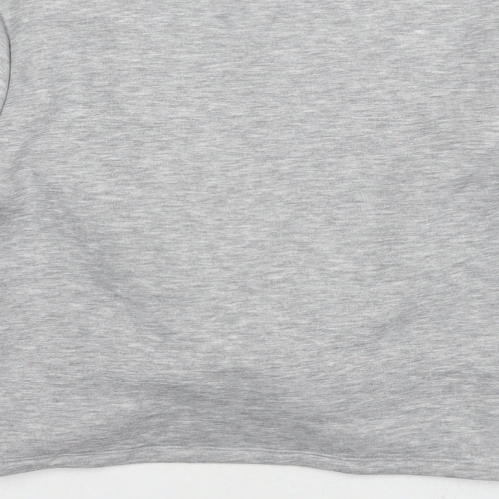 River Island Womens Grey Cotton Pullover Sweatshirt Size S Pullover