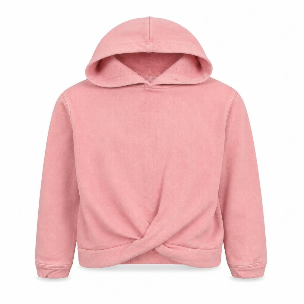 Zara Girls Pink Cotton Pullover Hoodie Size 6 Years Pullover