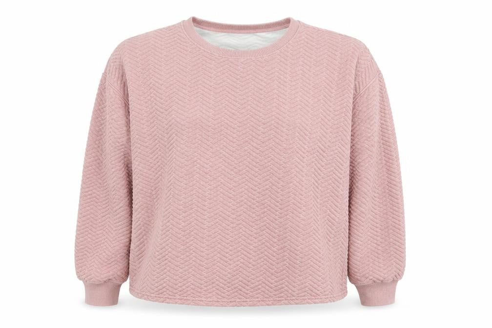 New Look Womens Pink Polyester Pullover Sweatshirt Size M Pullover
