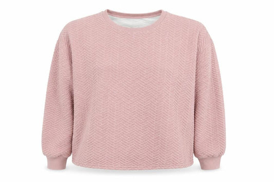 New Look Womens Pink Polyester Pullover Sweatshirt Size M Pullover