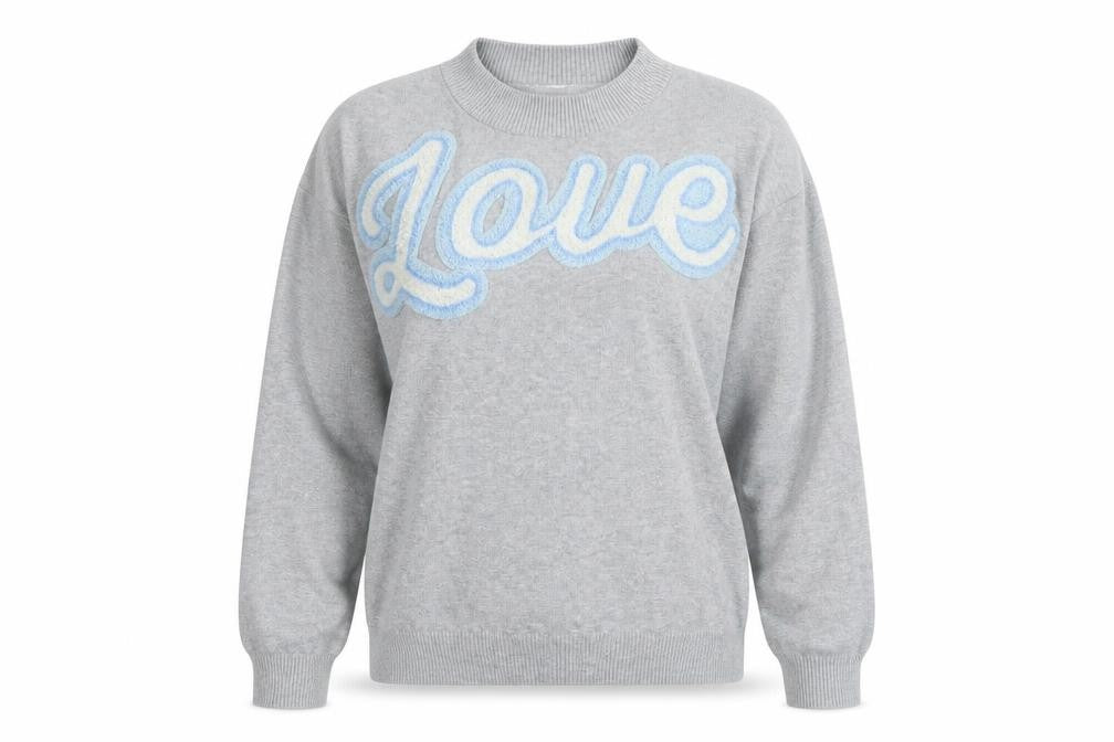 Divided by H&M Womens Grey Cotton Pullover Sweatshirt Size S Pullover - Love