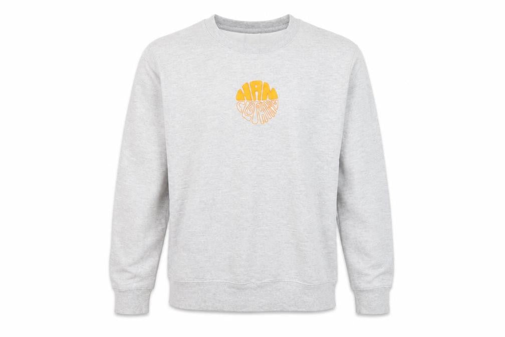Han Womens Grey Cotton Pullover Sweatshirt Size S Pullover