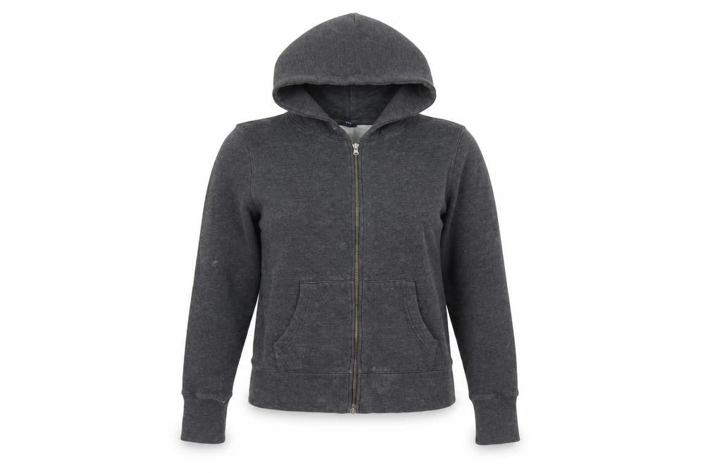 Gap Womens Grey Cotton Full Zip Hoodie Size M Zip