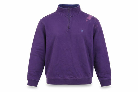 Crew Clothing Purple Cotton Pullover Sweatshirt Size XL
