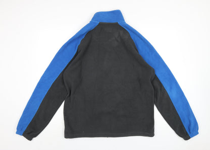 Back view of Atlas men’s grey jacket, size S, zip