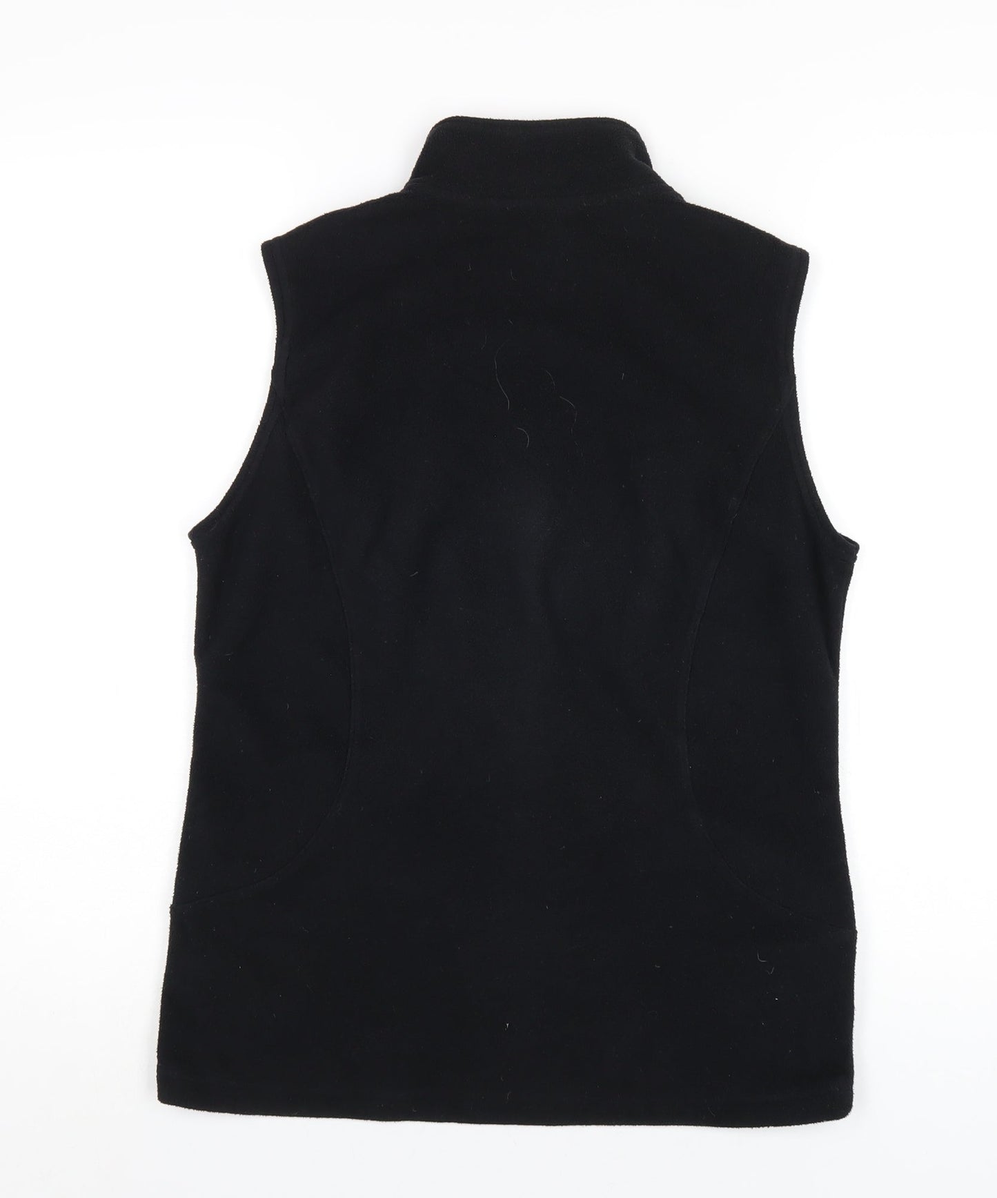 Marks and Spencer Womens Black Gilet Waistcoat Size 10 Zip