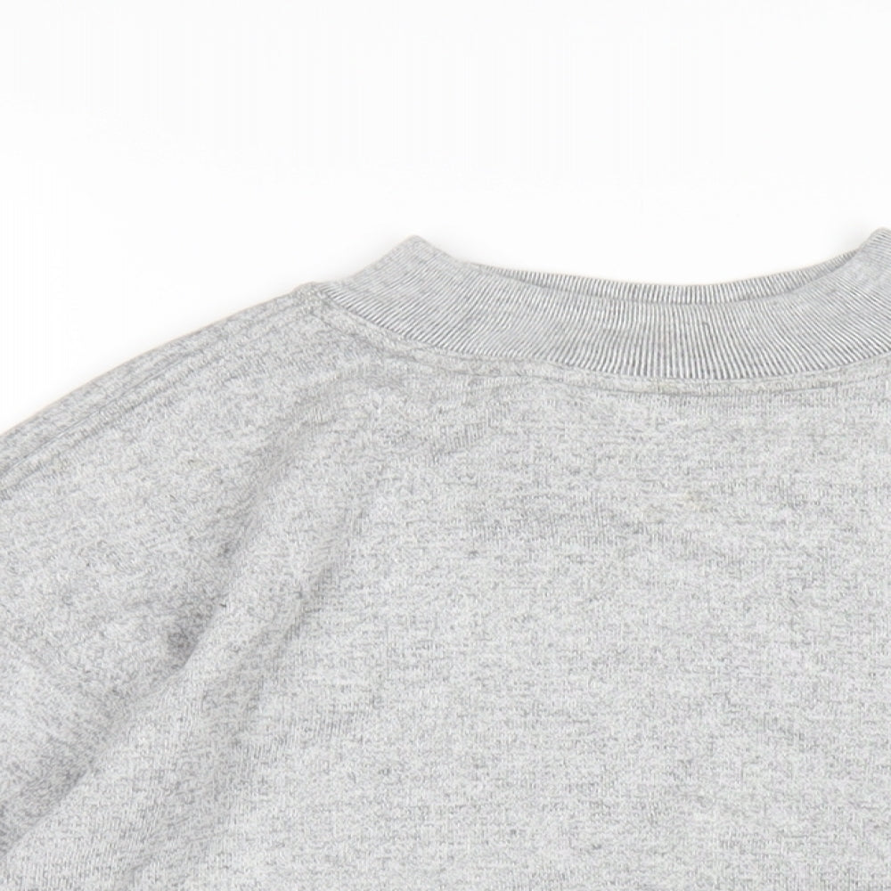 Aribas Boys Grey Polyester Pullover Sweatshirt Size 12 Years Pullover