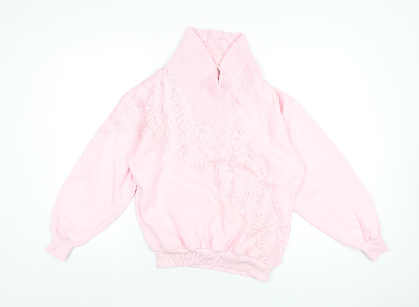 Lady Foot Locker Womens Pink Polyester Pullover Sweatshirt Size M Pullover