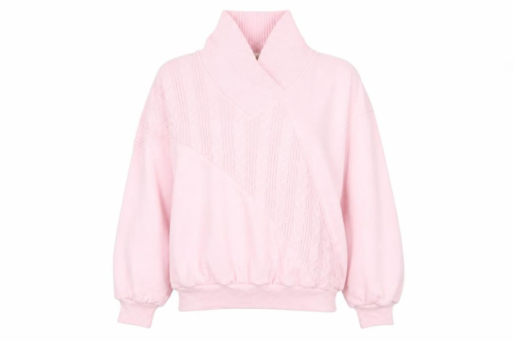 Lady Foot Locker Womens Pink Polyester Pullover Sweatshirt Size M Pullover