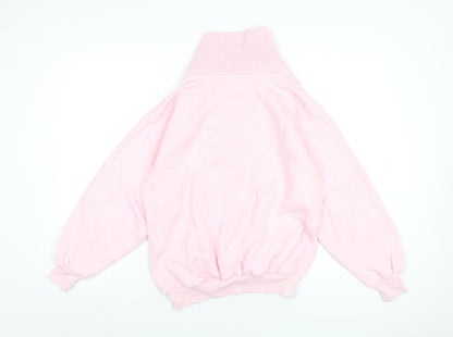 Lady Foot Locker Womens Pink Polyester Pullover Sweatshirt Size M Pullover